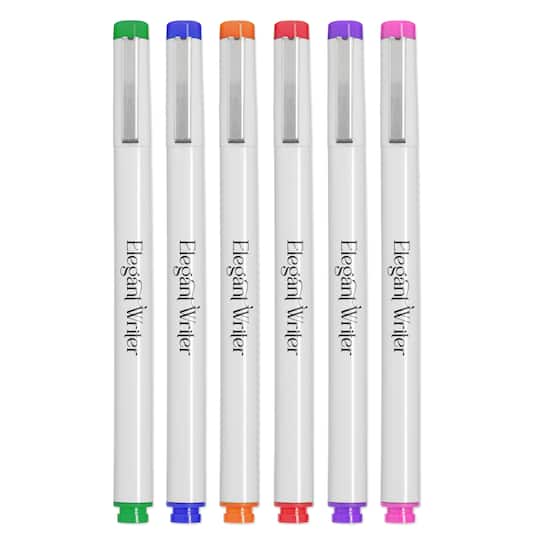 Speedball® Elegant Writer® 6-Piece Multicolor Chisel-Tip Set